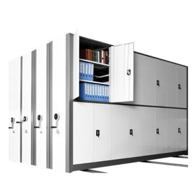 Steel Archives Shelving Metal Movable Compactor Mobile Filing Cabinet