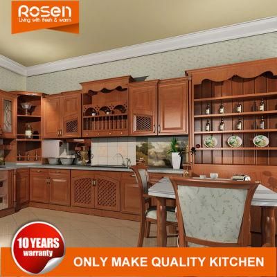 Solid Wood High Quality Simple Design Modern Kitchen Cabinets
