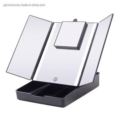 Amazon Top Seller Vanity LED Lighted Travel Makeup Mirror