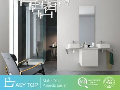 PVC Single Wall Waterproof Bathroom Vanity Bathroom Cabinet with Mirror