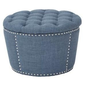 Chinese Modern Leisure Wooden Fabric Hotel Office Home Living Room Bedroom Outdoor Garden Kids Furniture Sofa Chair Storage Ottaman Pouf