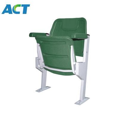 Floor Mounting HDPE Plastic Tip up Indoor Folding VIP Stadium Seat Chair