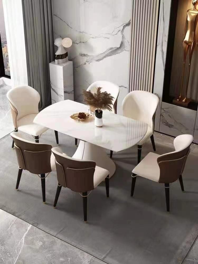 Modern New Design Luxury Durable Marble Top Dining Tables CZ-Dt13 (6)