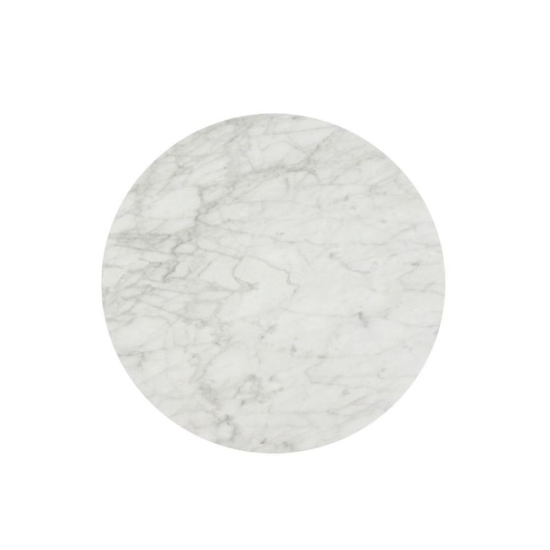 Marble Modern Round Coffee Table Living Room