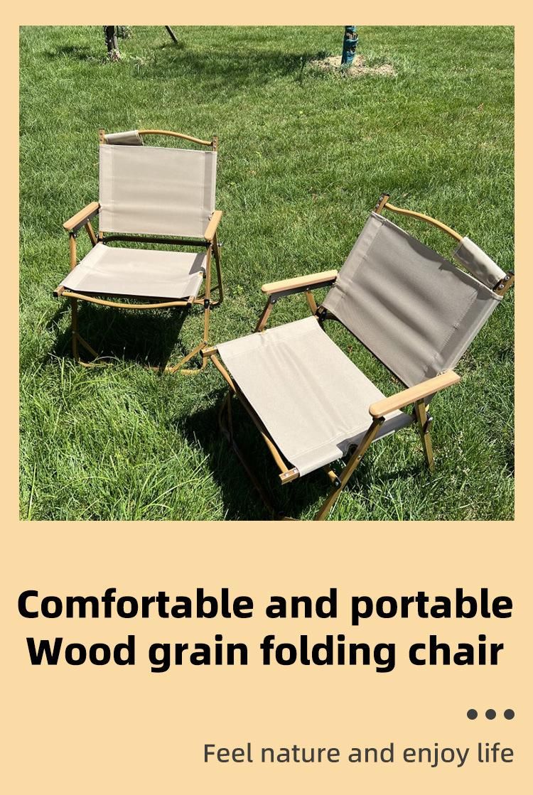 Wholesale Modern Outdoor Seaside Barbecue Park Camping Simple Portable Picnic Chair Beach Chair Outdoor Indoor Aluminum Folding Chair Fishing Chair