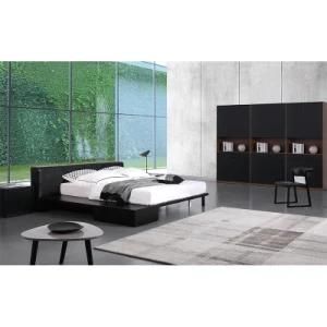 Modern Luxury Design Home Furniture King Bed Wooden Frame Double Bed