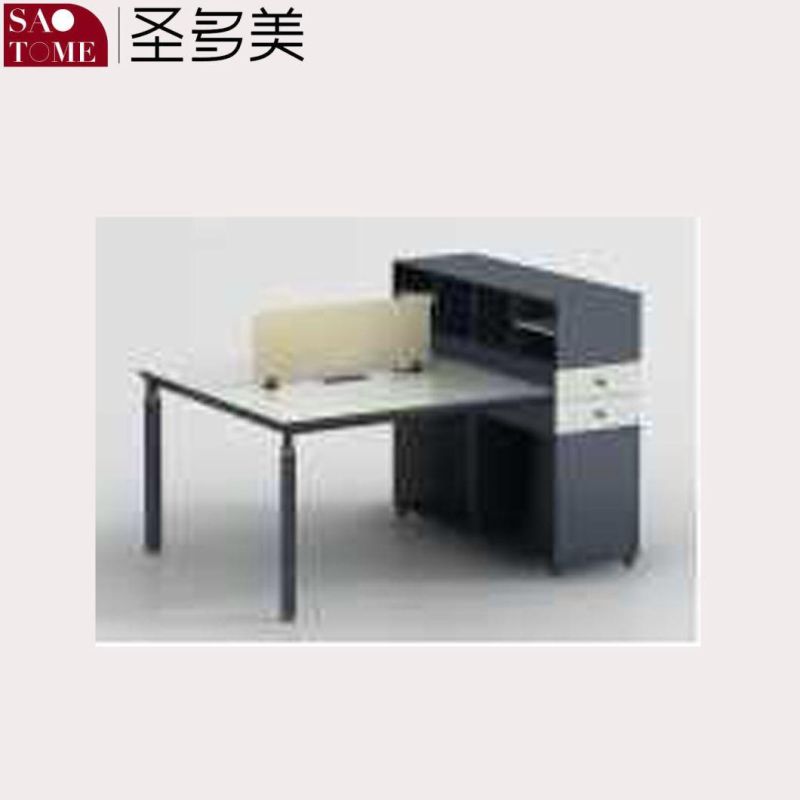 Modern Office Furniture Desk Four-Person Workbench