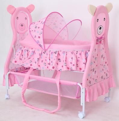 Baby Bed Chair Swing Bed Baby Cribs Cradle Playpen Sleeping Cradle Kid Rocker Cradle Automatic Swing Chair for Baby Infant Bouncer