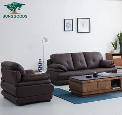 High Quality Leather Chesterfield Furniture Sectional Home Sofa Set