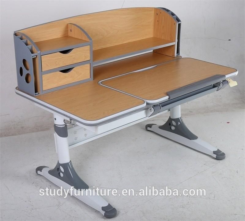 Height Adjustable Ergonomic Kids Desk with Bookstand