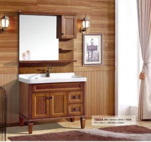 Modern Design Floor Standing Wooden Bathroom Vanity 1002