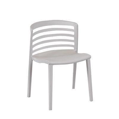 Outdoor Garden Event Restaurant Furniture Leisure PP Cheap Price Dining Room Stackable White Plastic Chair
