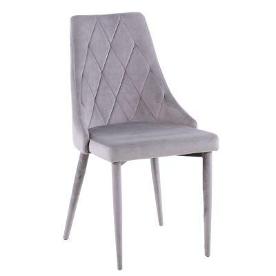 Velvet Leisure Chair Living Room Chair Hotel Side Cafe Coffee Shop Furniture Dining Chair