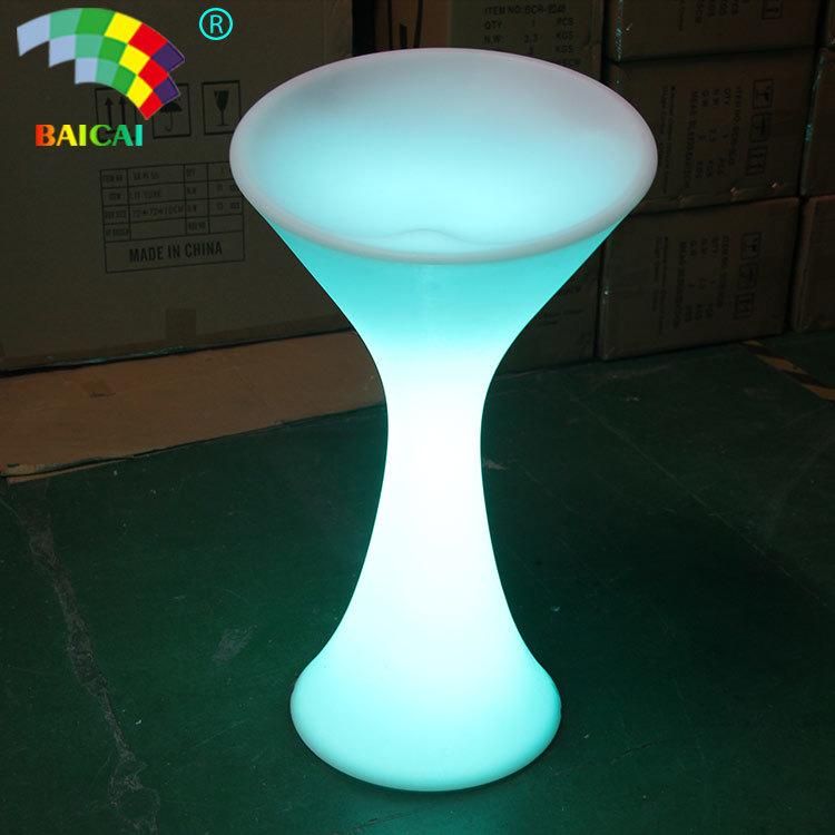 Plastic Battery Chair Factory Sale Bar Chair Furniture LED Furniture Glow Furniture