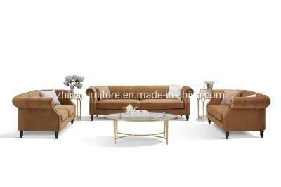 Comtemporary Luxury But Modern Home Living Room Muster Fabric Furniture Set Sofa