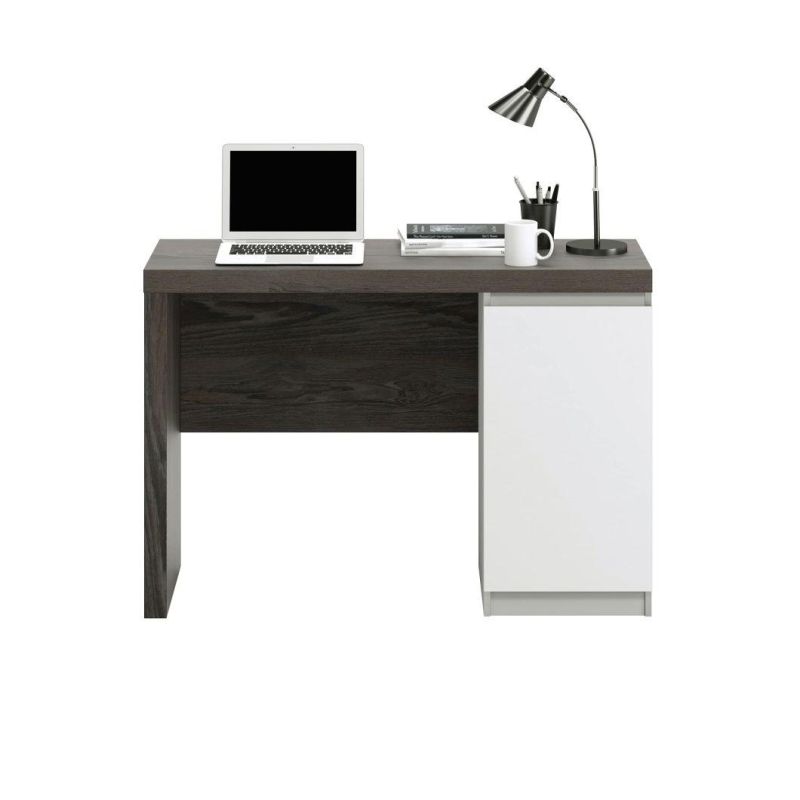 Computer Desk, L: 43.50" X W: 15.51" X H: 30.00", Charcoal Ash Finish