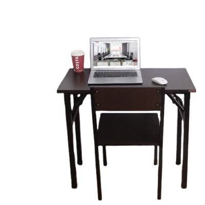 Popular Knock Down Design Desk for Laptop and Computer Home Using and Office Furniture with Wooden Table Top