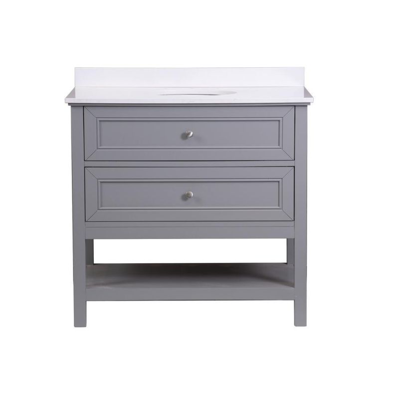 60"W X 22"D Blue Vanity and Carrara Marble Vanity Top with Rectangular Undermount Bowls