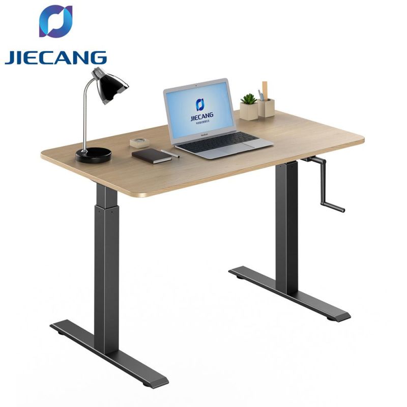 Modern Design 1500n Load Capacity Wooden Furniture 2 Legs Adjustable Desk