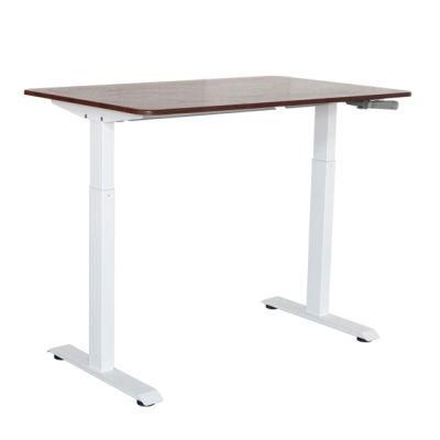 Hot Sell Manufacturer Manual Height Adjust Standing Computer Office Desk