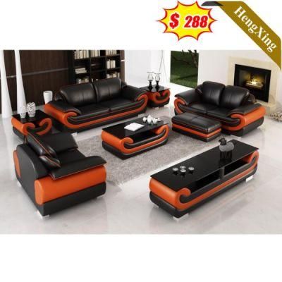 Classic Home Living Room Furniture Sofas Set Office Use Leather PU Fabric 3 Seat Sofa