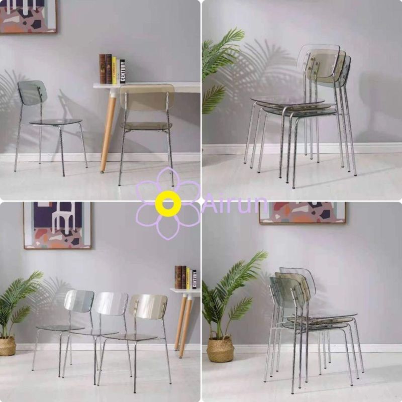 Wholesale Transparent Plastic Chairs Cheap Clear Dining Chair