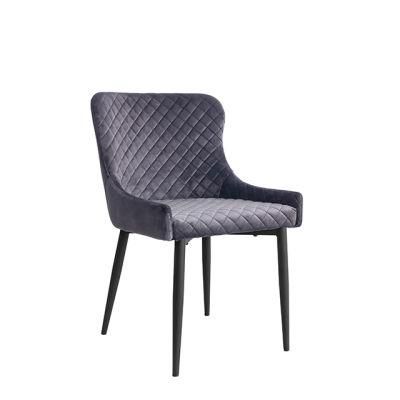 Luxury Modern Velvet Comfortable Dining Chair Upholstered Armchair Used Living Dining Room Home Furniture