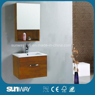 Wall Hung Oak Bathroom Furniture Sw-Mj926