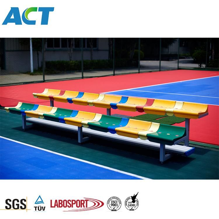 Low Back Plastic Molded Stadium Seat for School, Spectator Bleacher Seats