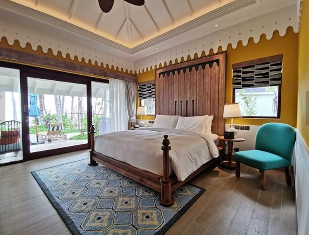 Custom Modern Luxury Commercial Wooden Resort Style Hospitality Hotel Bed Room Hotel Bedroom Furniture 5 Star
