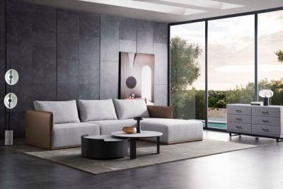 Modern Italy Sofa Livingroom Furniture Sectional Sofa Corner Sofa Leather Sofa for Home GS9032