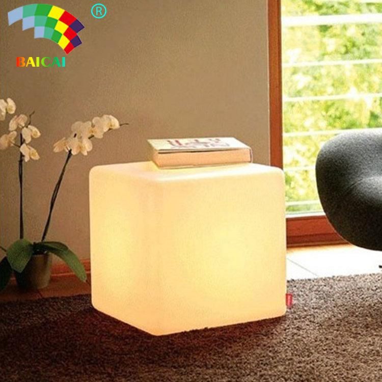 Color Changing Outdoor LED Cube Chair