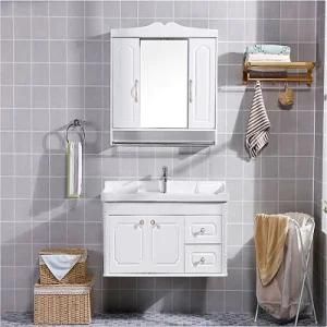 Simple and Modern Bathroom Cabinet Combination