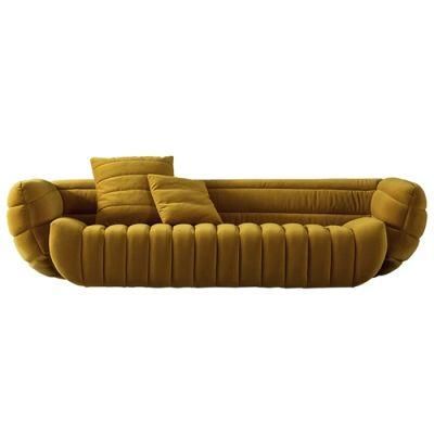 China Factory Supply Leisure Modern Commercial Beauty Hair Sectional Salon Gold Metal Frame Reception Sofa for Waiting Area