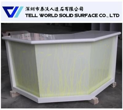 Tell World Custom Made Commercial Furniture Restaurant LED Bar Counter