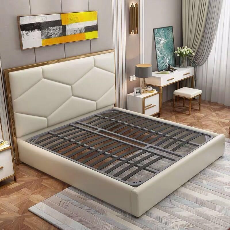 Modern Hot Sale Lift Storage Leather Queen Size Double Bed Luxury Italian King Size Bed Home Bedroom Furniture Set