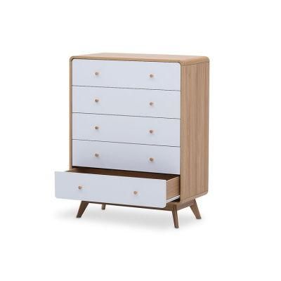 Modern Wood Chest with Drawers