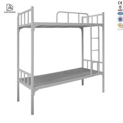 Modern Office School Furniture Dormitory Hotel Metal Double Steel Bunk Bed for Student