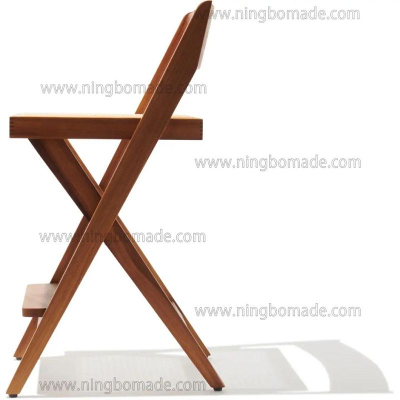 Classic Silhouette Drafting Compass Furniture Natural Ash and Rattan Cross Counter Stool