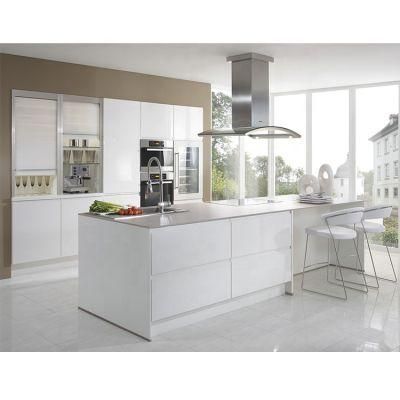 2022 White Simple Luxury Modern High Gloss Kitchen Cabinet Designs Ideas