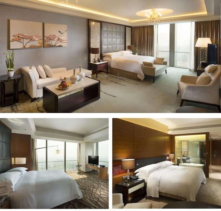 Hot Sale Modern Luxury Wholesale Star Set Customized Wood Style Hotel Bedroom Furniture