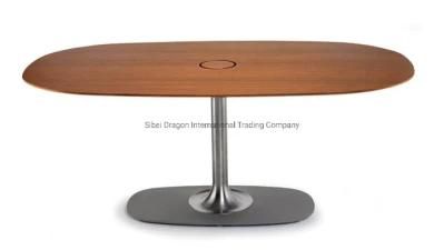 Five Star Hotel/ Custom Made/ Modern/ Wooden Top and Metal Base/ Conference Table