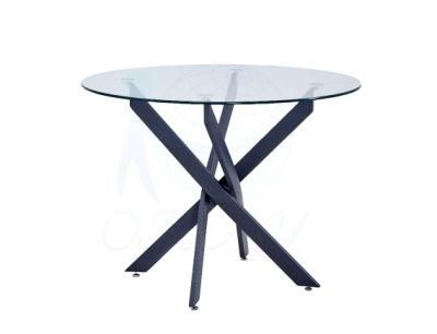 Modern Restaurant Round Tempered Tables