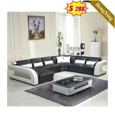 Modern Home Furniture Function Sofa Set Office PU Leather L Shape Recliner Sofa