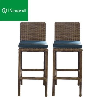 Modern Design Outdoor Wicker Bar Chair for Leisure Garden Restaurant Furniture