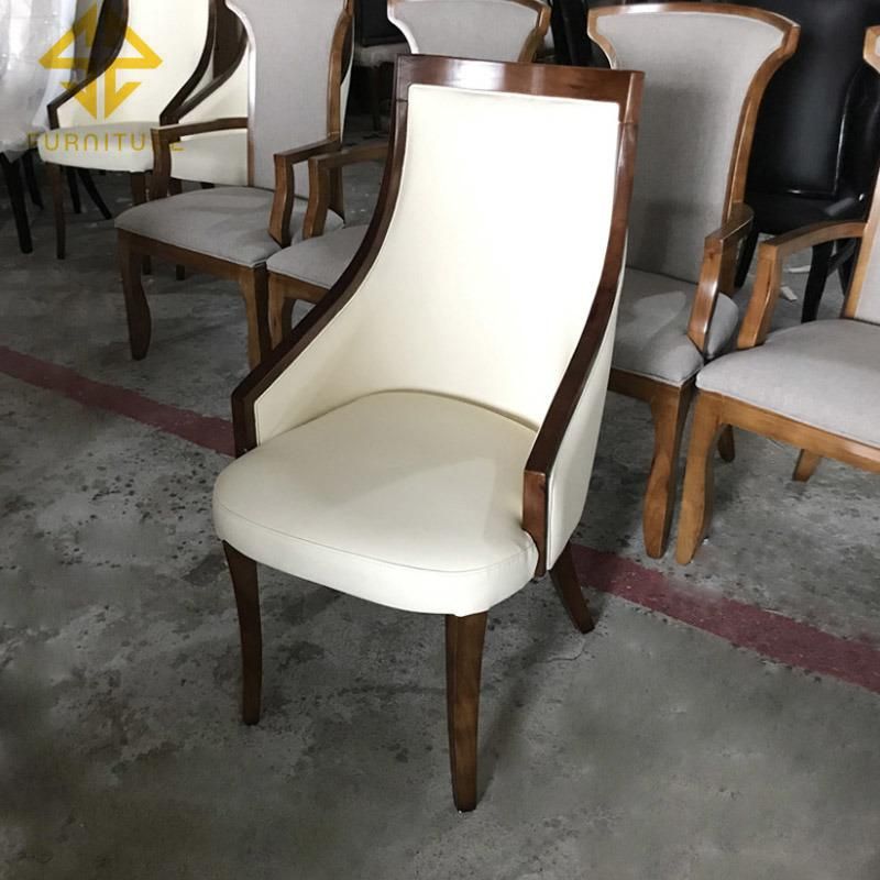 French Style Home Furniture Wood Restaurant Dining Chair for Sale