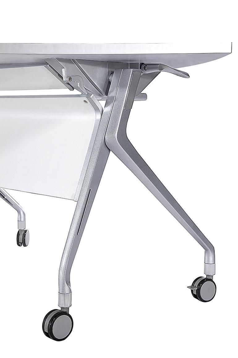 Cheep Price Aluminum Meeting Swivel Office Folding Conference Table