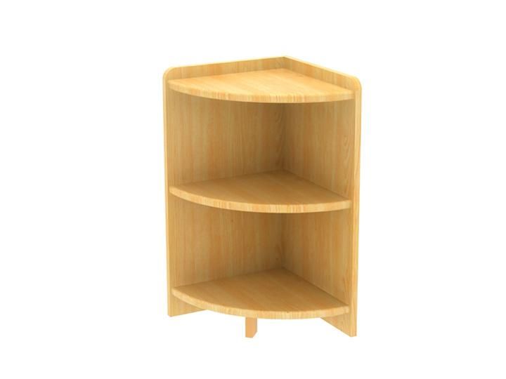 Kids Corner Shelf Beech Wood Furniture