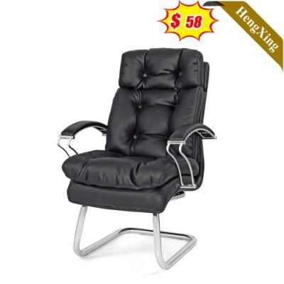 Luxury Design Office Furniture Black PU Leather Training Chair