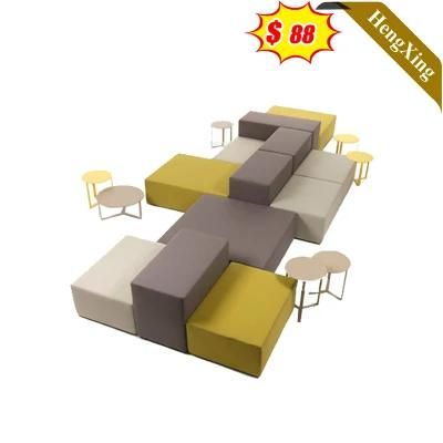 Wholesale Waiting Living Room Office Lounge Chair Furniture Coffee Table Leather Reception Sofa Couch